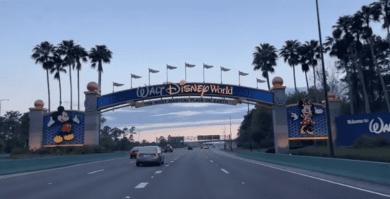 walt disney world burnt out sign