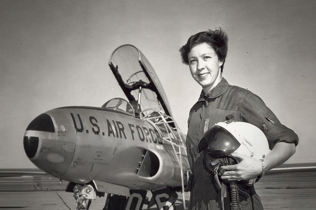 Wally Funk training to be one of the first female astronauts in the early 1960s. (Photo: space.com)