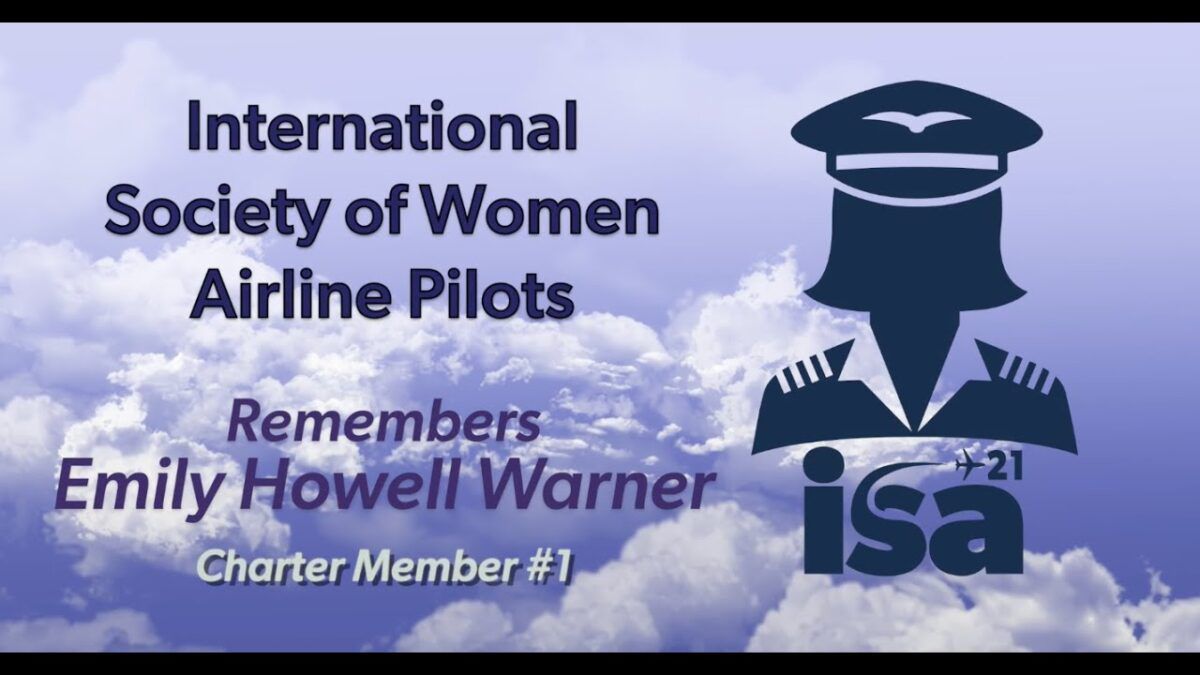 The International Society of Women Airline Pilots posted this after Warner's death. (Image: isa21.org)