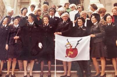 WASP members celebrate the signing of legislation by President Jimmy Carter that stated that service as a WASP would be considered “active duty.” (Photo: Facebook)