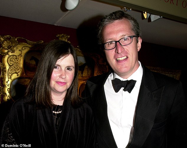 Among those to make small fortunes from PPE contracts was banker Tim Horlick (pictured with his ex-wife Nicola) who sourced £253million of PPE from Asia after his firm Ayanda was fast-tracked by an adviser to Foreign Secretary Liz Truss