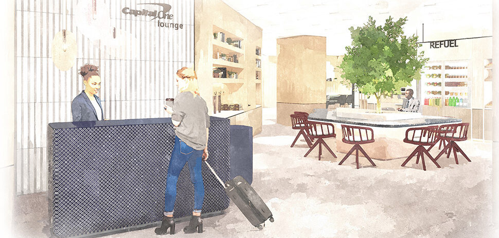 dallas fort worth international airport lounge terminal D