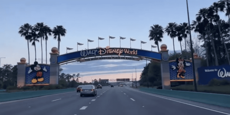 walt disney world burnt out sign