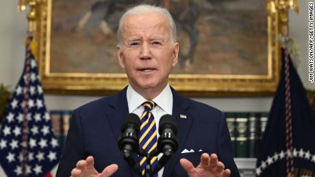 Biden announces ban on Russian energy imports