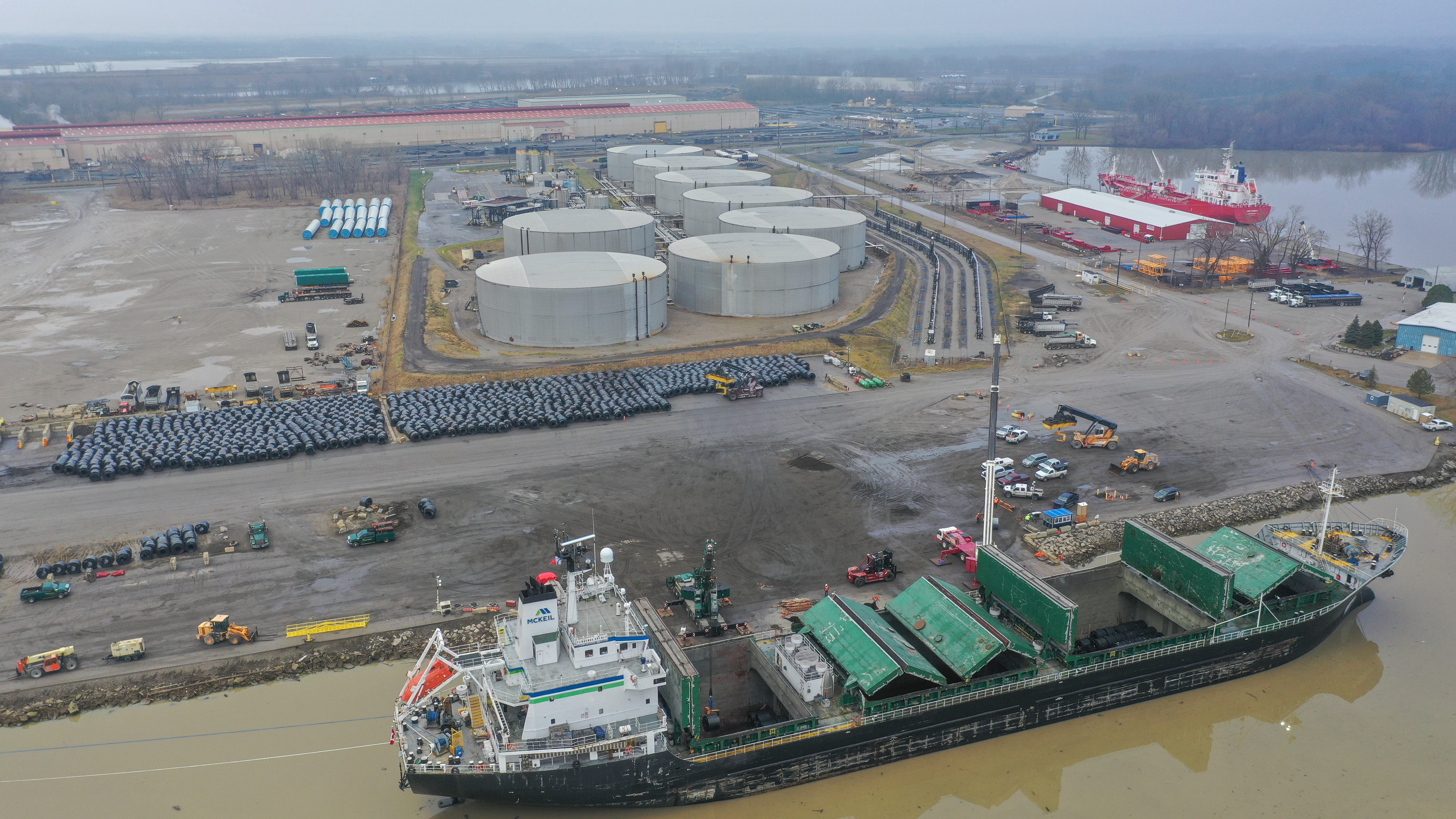 The port’s largest cargo was coal and petroleum coke, which accounted for about 1.6 millions tons of cargo last year.