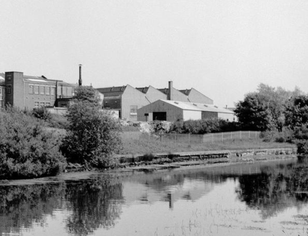 The Ruchill sawmills at Shuna Street where the Bryant & May plant was located.