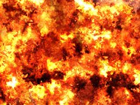 Warehouses of manufactured goods, household chemicals on fire as result of missile hit in Kalynivka, Kyiv region – police