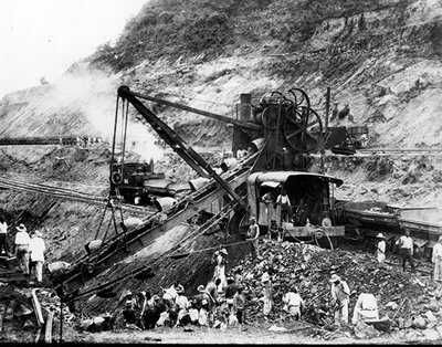 Part of the French effort to build the canal. (Photo: National Archives)