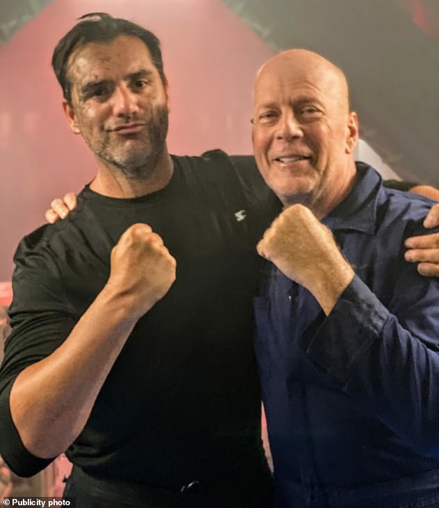 Producer Corey Large was behind the scenes of several of Willis' films, including Anti-Life