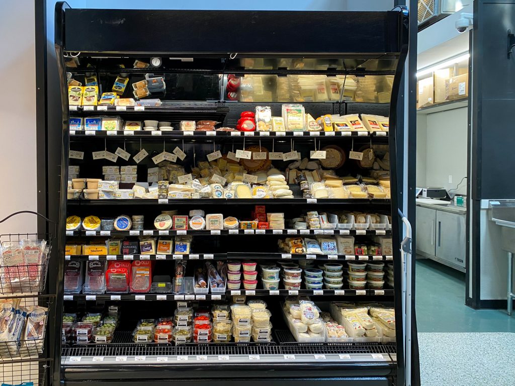 The cheese shelf at Riverwards Old City