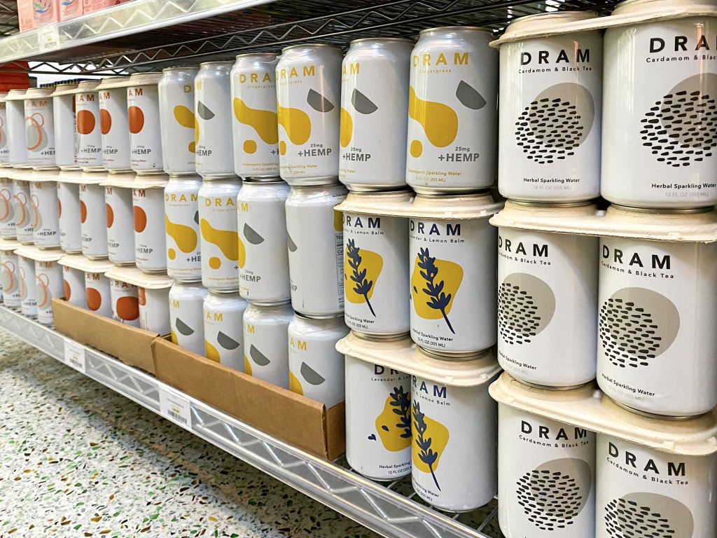 Sparkling water and tea come in interesting flavors