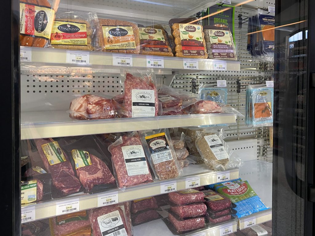 The meat rack at Rivewards Old City