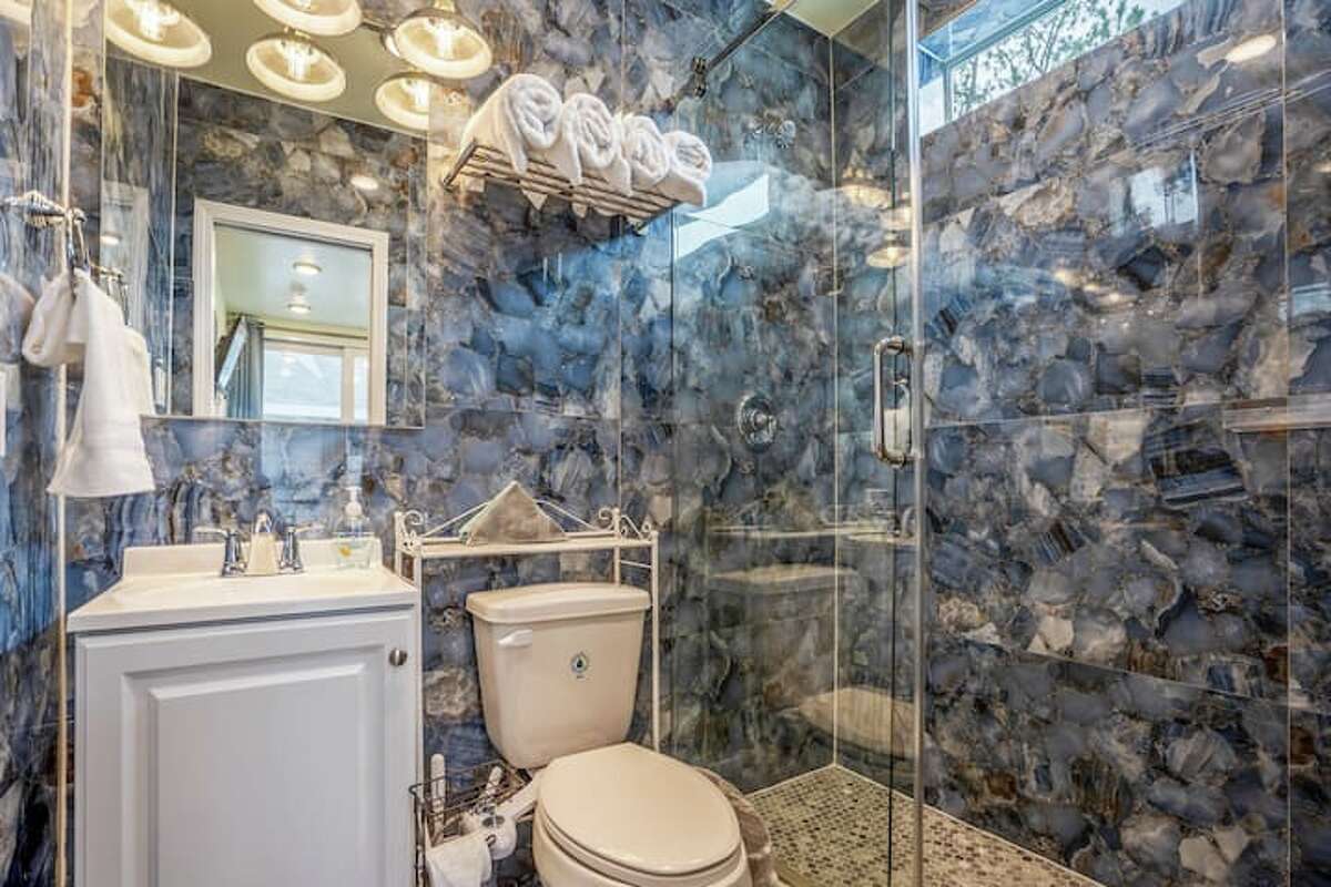 This shipping container home is located minutes away from Downtown Houston. 