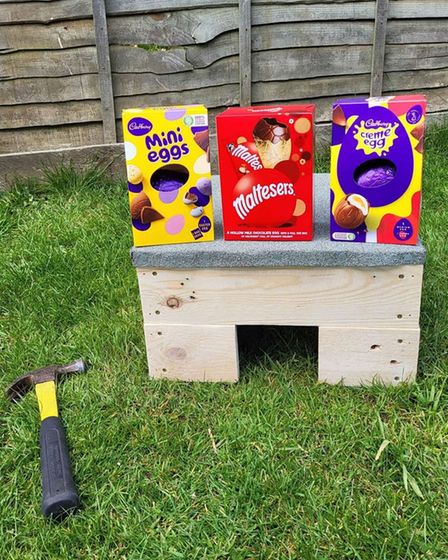 Hedgehog house made by Ashton
