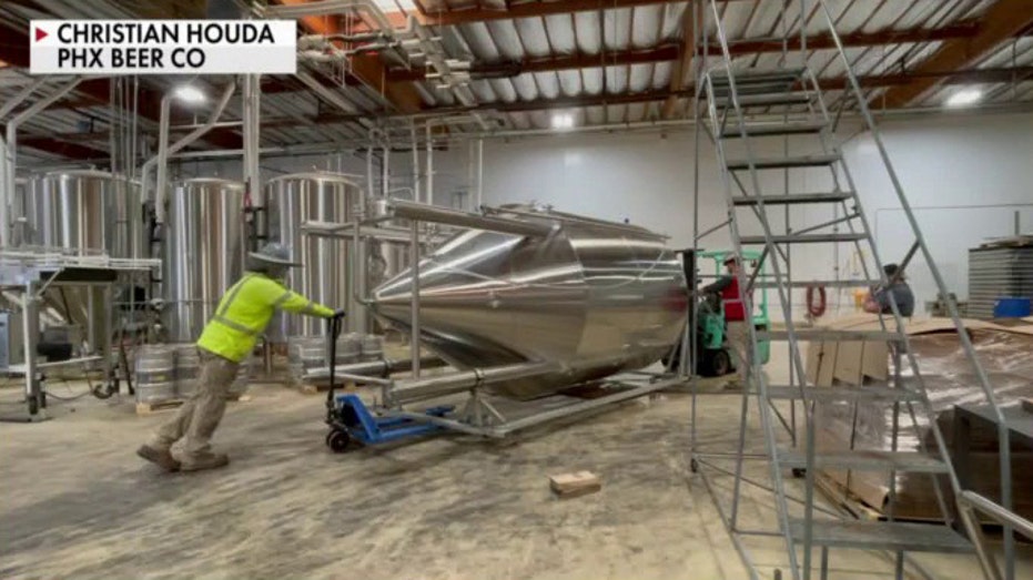 PHX Beer Co. brewery tank