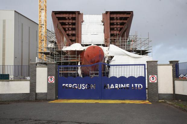 HeraldScotland: Glen Sannox Ferguson Marine, Port Glasgow.