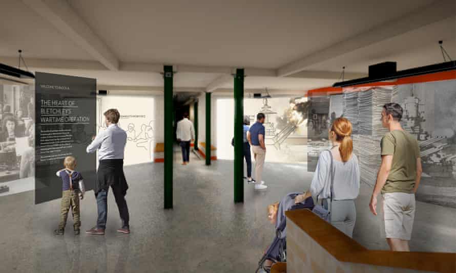 A rendering of the The Intelligence Factory exhibition.