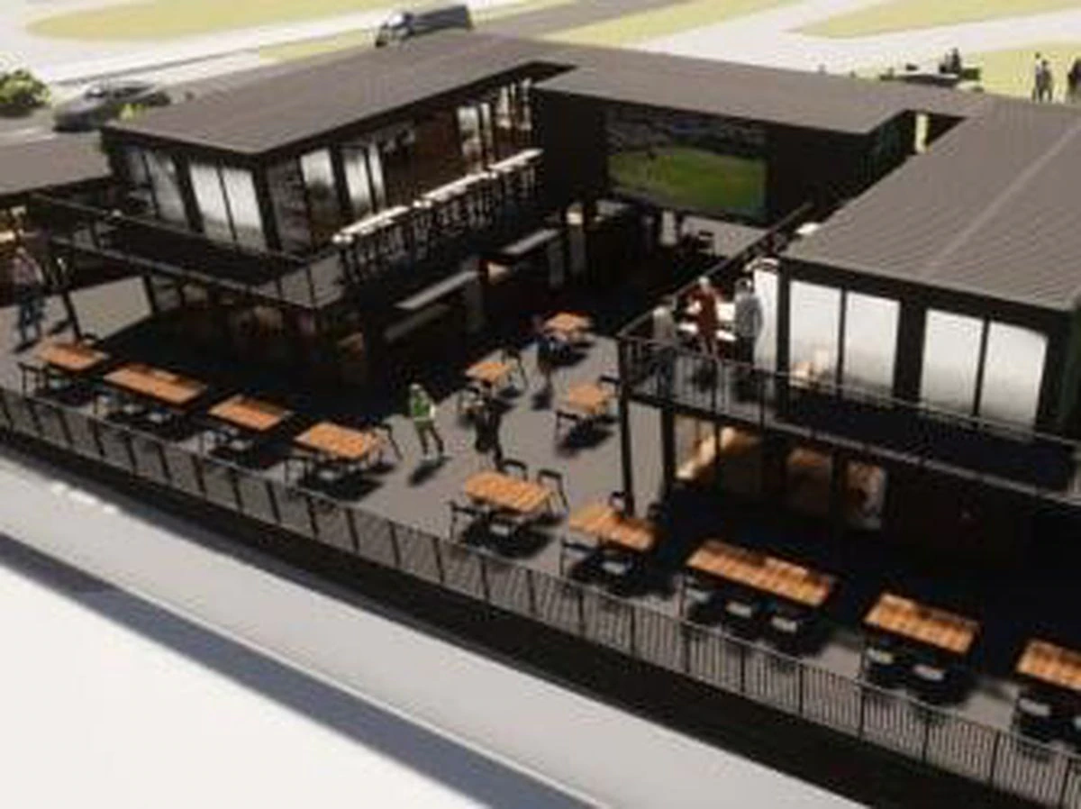 Rendered image of Perry Barr Container Park Phase 1 From North, Galey Park on Walsall Road