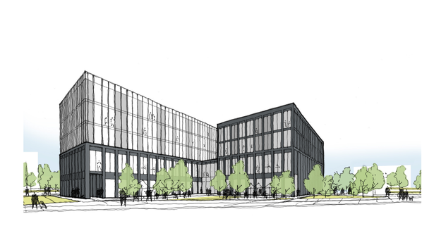 Site 2E Pacific Quay conceptual development. Image: Ryder , Surplus Property Solutions