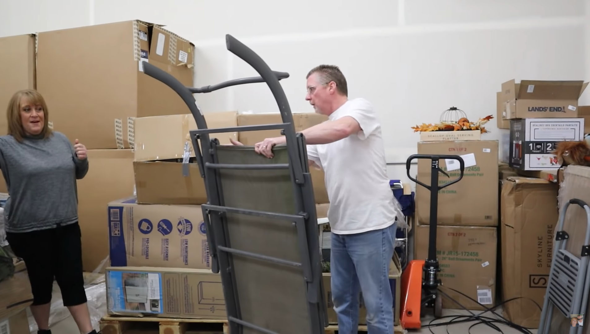 A pair of resellers unopened a pallet of goods from Costco prior to reselling them for a profit