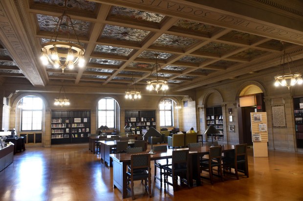 The third floor Magazine Room in the St. Paul Public Library downtown branch, Nov. 14, 2019. (Pioneer Press / Scott Takushi ).