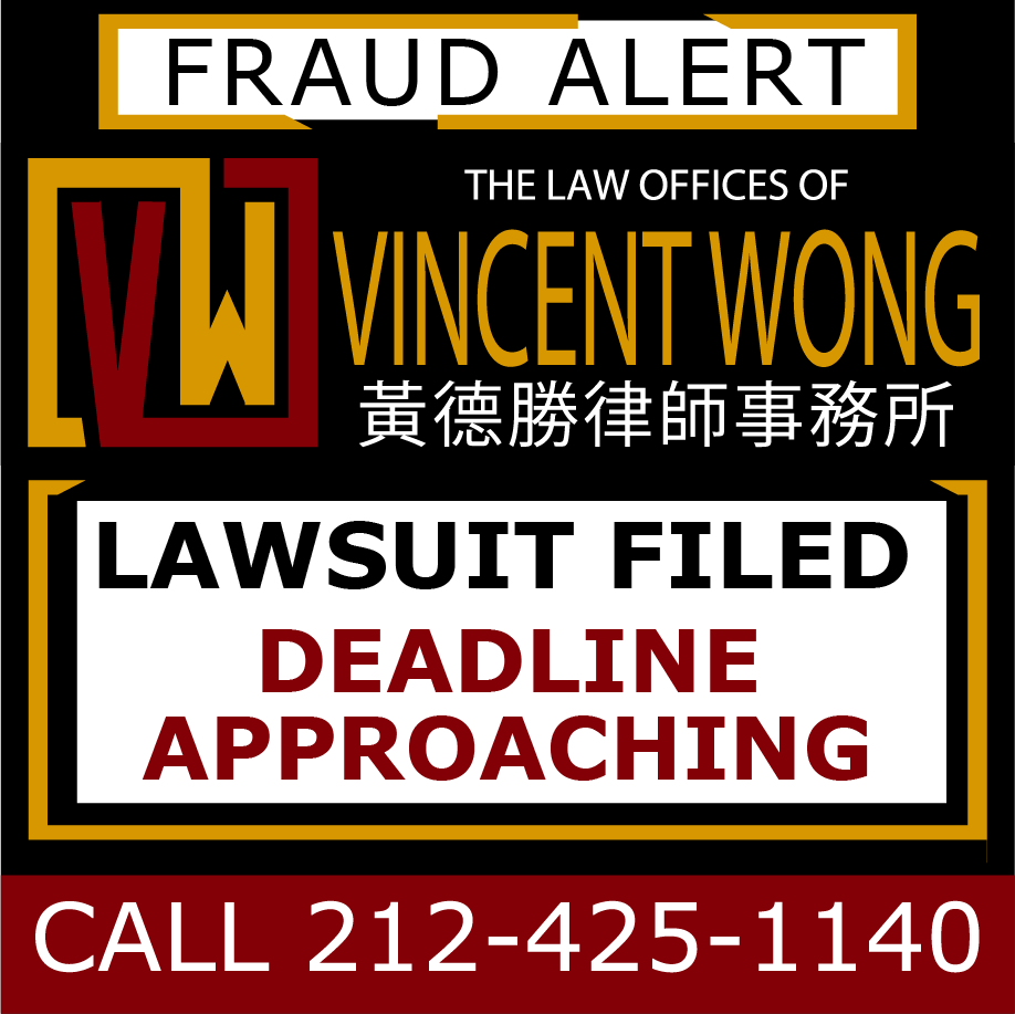 The Law Offices of Vincent Wong, Tuesday, April 19, 2022, Press release picture
