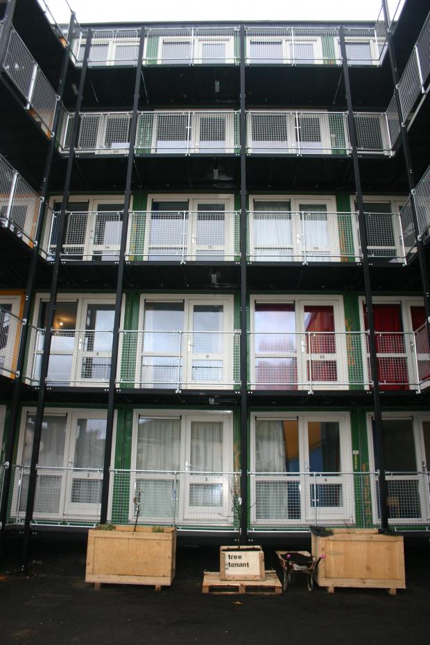 The Argus: Richardson's Yard shipping container flats