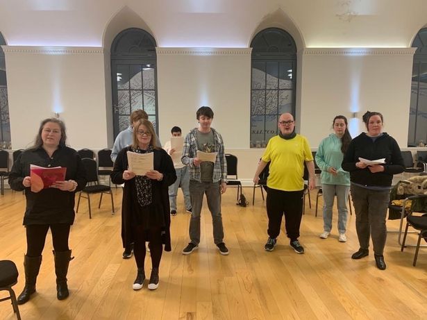 Catridge Girls rehersals