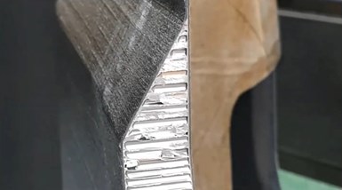 cross-section of nacelle inner fixed structure demonstrator