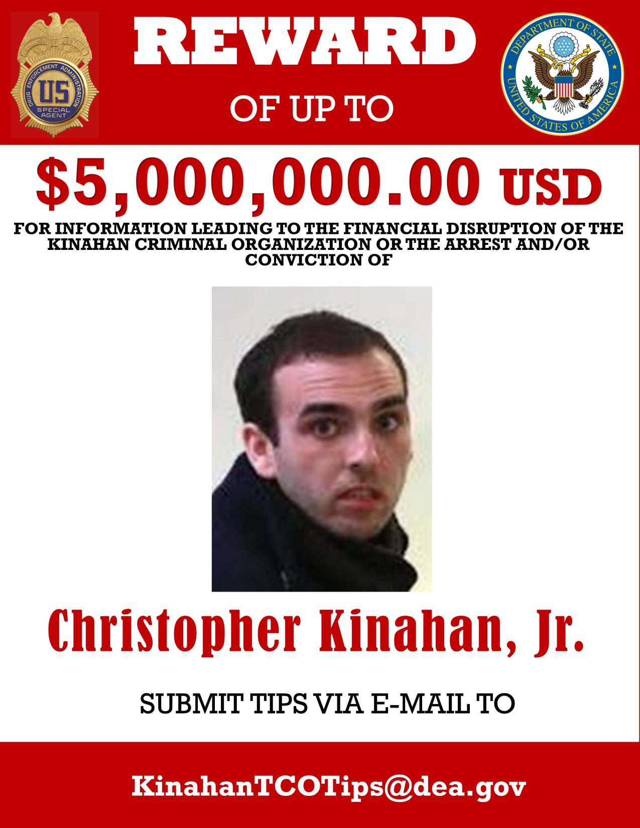Christy Jnr is also wanted for his role in the cartel