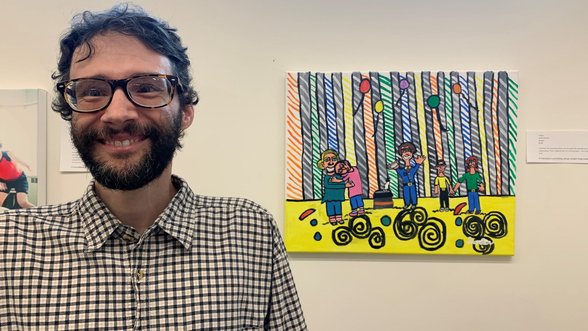 "Super Scott’s Magical Mashed Up World" art exhibit opens from 6 to 9 p.m. Friday at Cyrus Custom Framing & Art Gallery, 2645 Cleveland Ave. NW.
