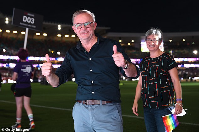 Albanese knows his mother would be proud he could be Australia's next prime minister. 'She'd be pretty rapt,' he says. 'I see my life very much as a tribute to her. I feel her presence in my life still'