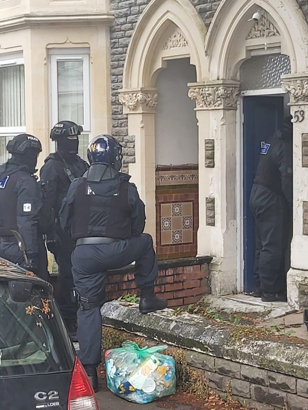 Police attended the property on Bangor Street to execute a warrant