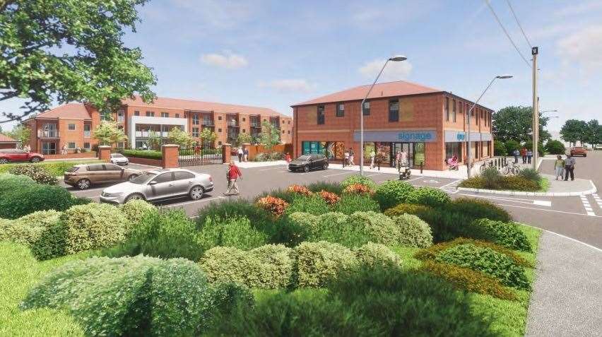 How the site will look