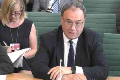 Andrew Bailey gave evidence to the Treasury select committee at the Commons