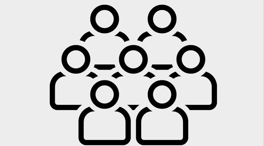 Vector line icon for board