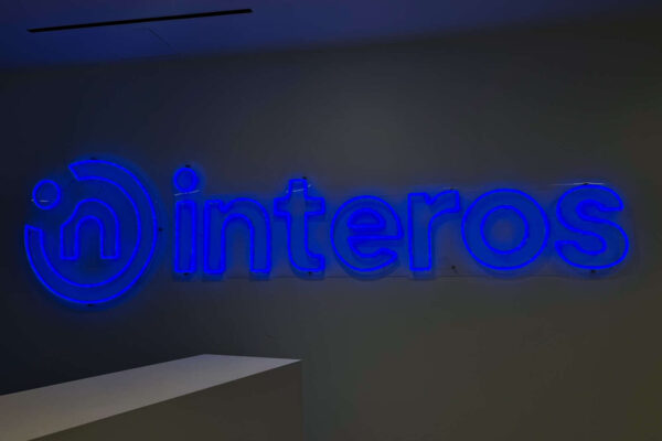 Interos Logo (staff photo by Pia Kramer)