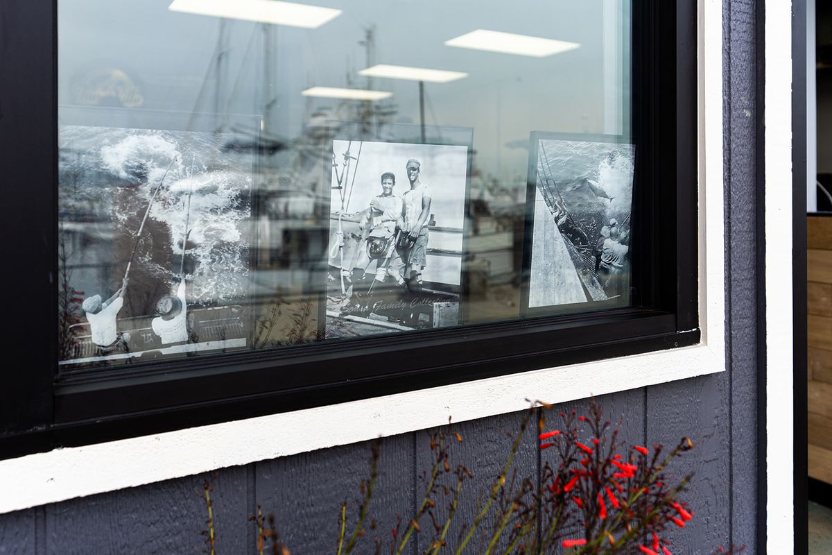 Photos of former San Diego fishermen.