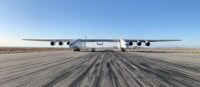 Stratolaunch plane on runway