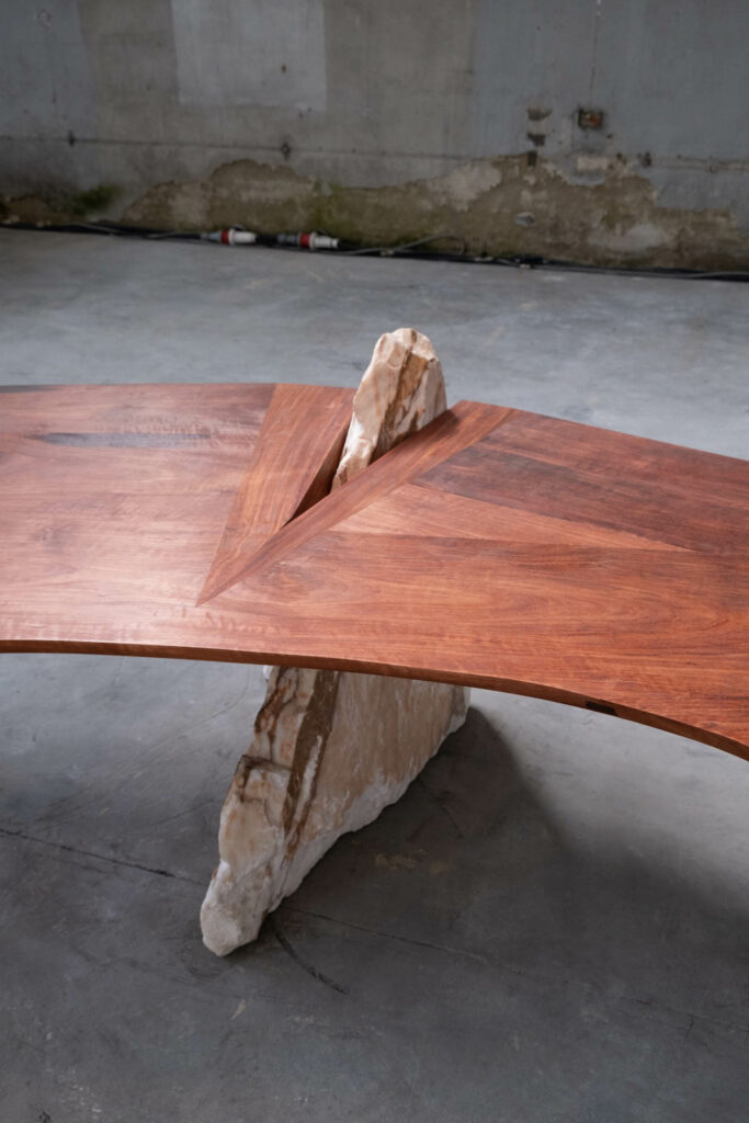 A detail of the Fish table by Mircea Anghel.