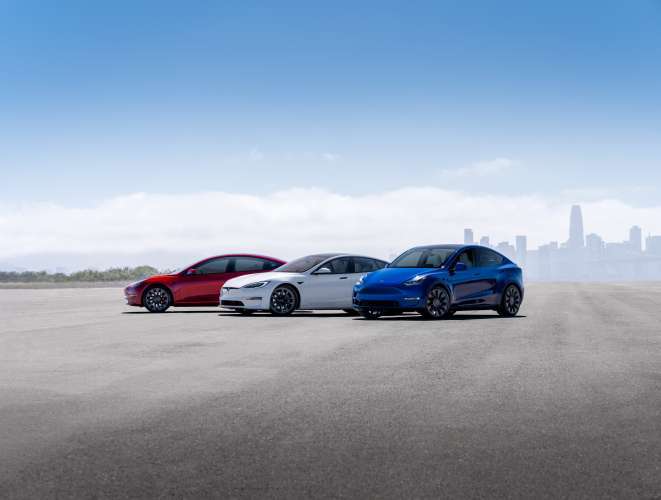 Tesla Model 3, courtesy of Tesla Inc.