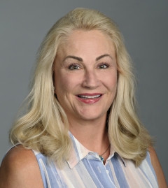 Woman with blonde hair