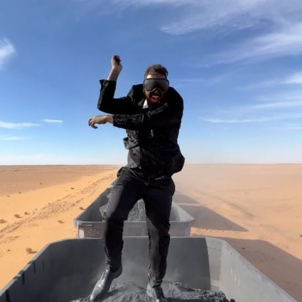 Kristijan even done the viral Gangnam style dance while on top of the train which he shared to his Instagram