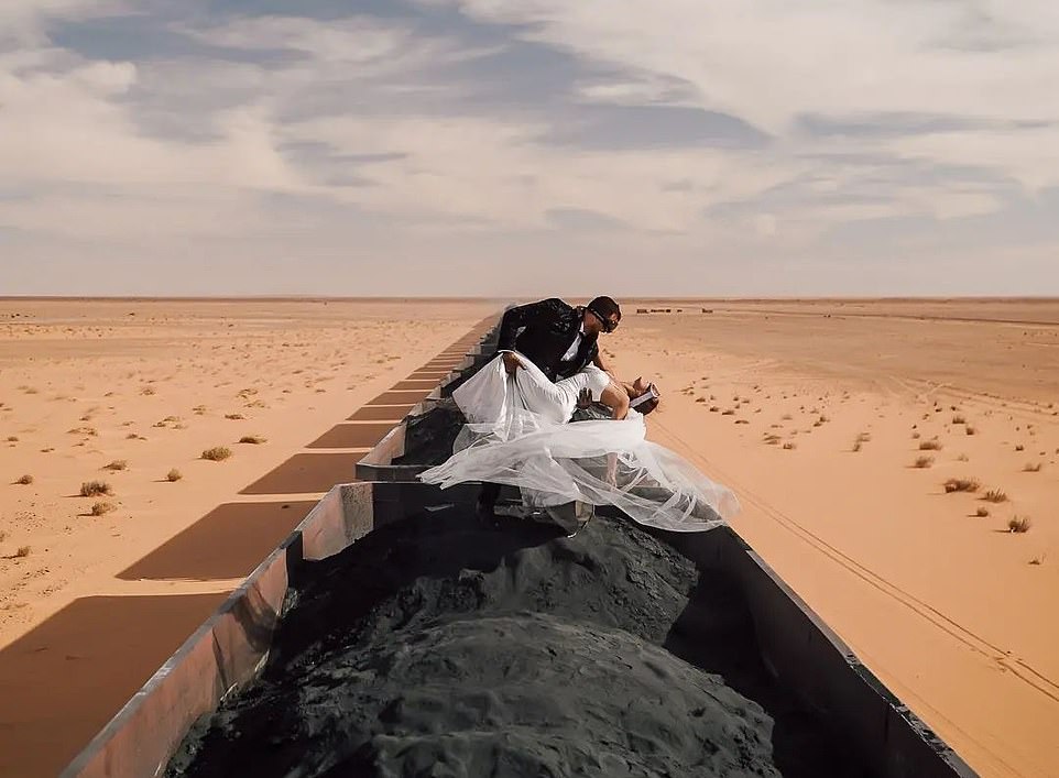 The pair didn't want to opt for a cliché honeymoon with white sands, turquoise sea and palm trees