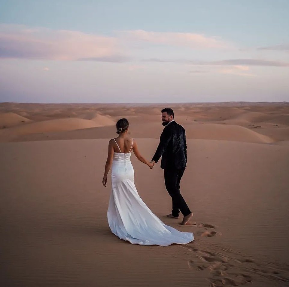 The couple referred to their honeymoon destination as 'the most underestimated tourist destination' and said it actually has a lot to offer