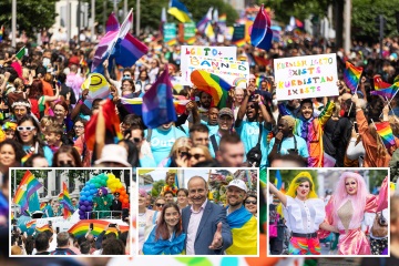 Pride Parade returns to streets of Dublin for first time since pandemic
