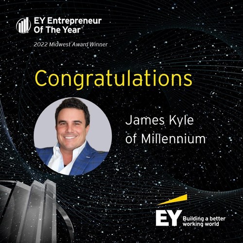 James Kyle of Millennium, EY Entrepreneur Of The Year 2022 Midwest Award Winner.
