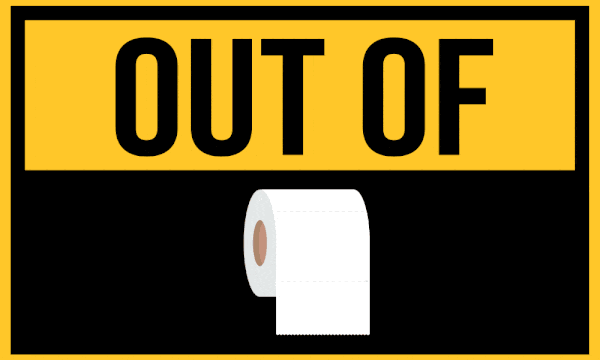 products affected by supply chain issues supply chain issues illustrated gif shows out of stock message scrolling through toilet paper, lumber, pet food bowl, baby bottle, computer chip.