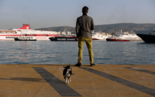 Heavy shipping traffic on long weekend