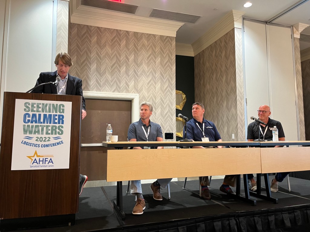At the recent American Home Furnishings Alliance (AHFA) Logistics Conference, Mike Lesso and several other retailers, as well as global supply chain experts, gave attendees a look at the changing landscape of furniture retail and shipping in a post-pandemic world.